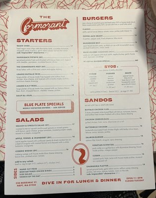 Menu photo 3 The Cormorant Newburyport, MA Menu photo 3 The Cormorant Newburyport, MA