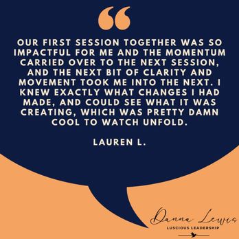 Danna Lewis - testimonial - Life Coach Near Me