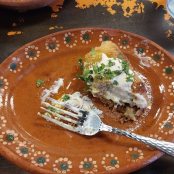 Carolina's Mexican Kitchen - Part of the egg roll appettizer - Mexican Near Me - Las Vegas, Nevada
