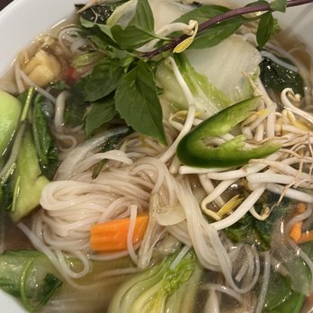 Simply Pho & Grill - Vegetarian pho with vegetarian broth - Vietnamese Near Me - Tampa, Florida