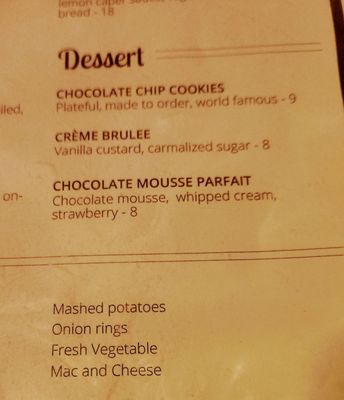 Menu photo 8 Camp Ticonderoga Troy, MI