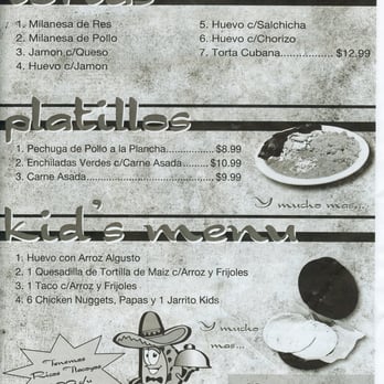 Banelly Taqueria - Menu page 3 - Mexican Near Me - Clearwater, Florida Banelly Taqueria - Menu page 3 - Mexican Near Me - Clearwater, Florida