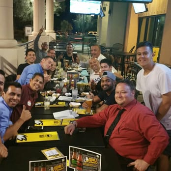 Buffalo Wild Wings - Great for Birthdays. Happy Birthday Johann, he's in the pic somewhere - Sports Bars Near Me - Simi Valley, California