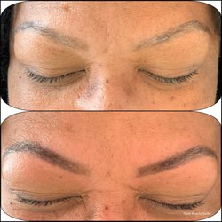 Eyebrow Stain and Shaping: Lasts 4-6 weeks and great for reviving fading microbladed brows!