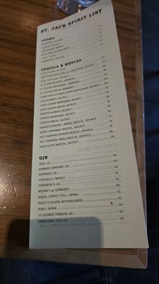 Menu photo 2 St. Jack Portland, OR Menu photo 2 St. Jack Portland, OR