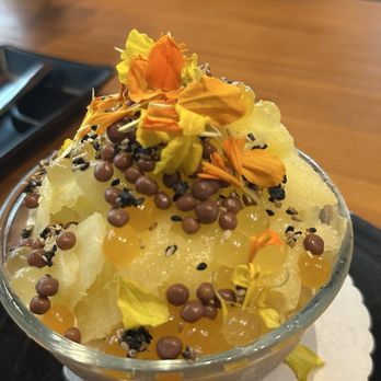 Asia Live - Sesame soft serve with mango shaved ice - Pan Asian Near Me - Santa Clara, California Asia Live - Sesame soft serve with mango shaved ice - Pan Asian Near Me - Santa Clara, California