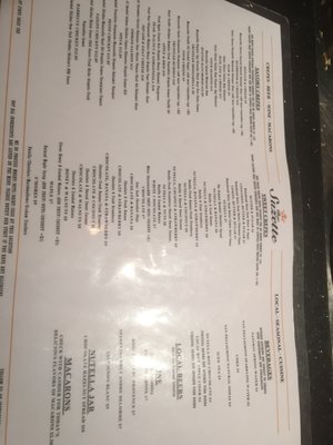 Menu photo 5 Bar Suzette New York, NY