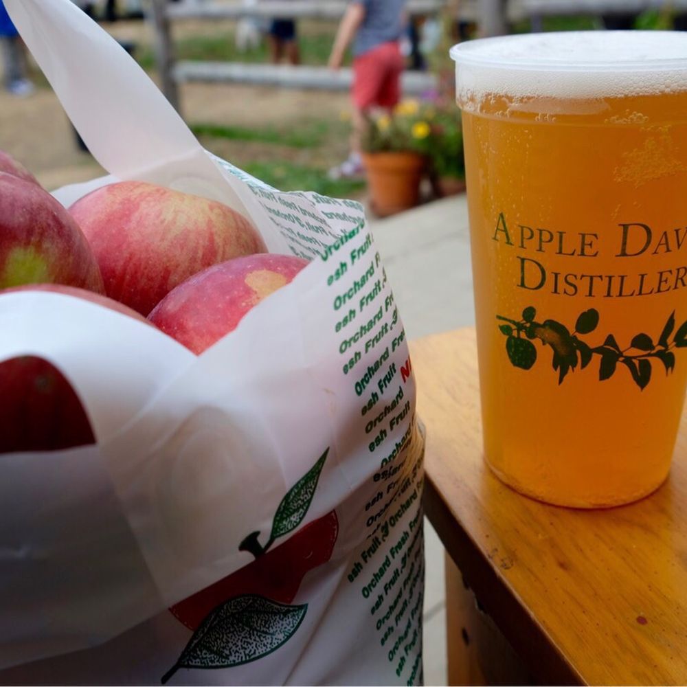 Apple Dave’s Orchards - Half bushel of apples and an IPA to end the day - Fruits & Veggies Near Me - Warwick, New York