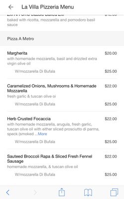 Menu photo 3 La Villa Pizzeria Howard Beach, NY Menu photo 3 La Villa Pizzeria Howard Beach, NY