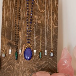 Merkababe Designs - Palladium & 24k Gold Pendants