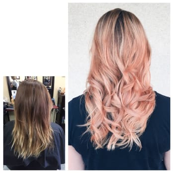 Shurie Saxelby - Rose gold. - Hair Stylists Near Me - Los Angeles, California Shurie Saxelby - Rose gold. - Hair Stylists Near Me - Los Angeles, California