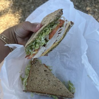 Rosie's - Turkey Sandwhich with Pesto and David's Killer Bread - Delis Near Me - Concord, California
