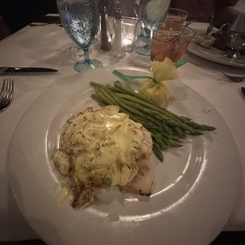 Prime Steakhouse - This was a special, the red fish topped with crab meat and an amazing sauce. - Steakhouses Near Me - Key West, Florida