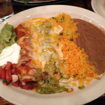 Guapo's Cocina & Bar - I ordered the Enchilada combo. Very good! - Mexican Near Me - Gaithersburg, Maryland