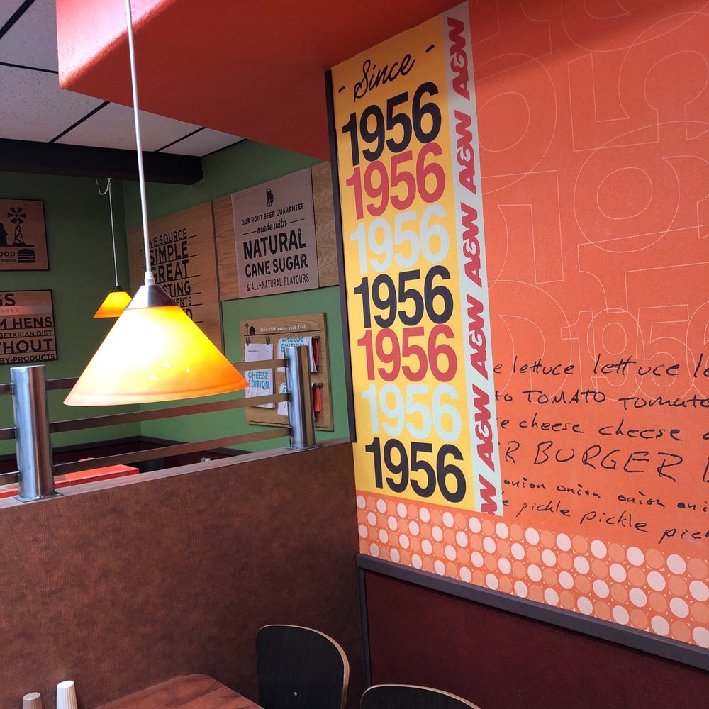 A&W - a table and chairs in a restaurant - Fast Food Near Me - Sicamous, British Columbia A&W - a table and chairs in a restaurant - Fast Food Near Me - Sicamous, British Columbia