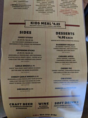 Menu photo 2 Rapid Fired Pizza Spartanburg, SC Menu photo 2 Rapid Fired Pizza Spartanburg, SC