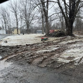 Roll-Off Dumpster Direct - Damage to the yard. - Dumpster Rental Near Me - Wayne, Pennsylvania