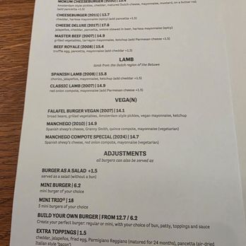 Burgermeester - Burgers and add-ons - Burgers Near Me - Amsterdam, New Hampshire