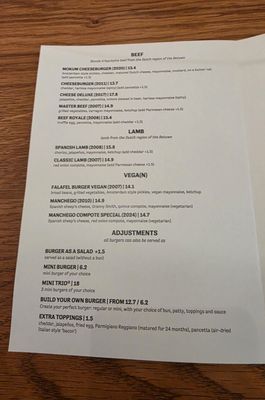 Menu photo 1 Burgermeester Amsterdam, NH