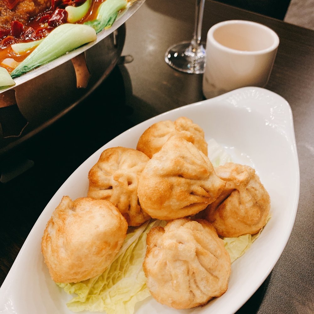 Nangma Restaurant - Momo, fried with pork filling - Asian Fusion Near Me - Elmhurst, New York Nangma Restaurant - Momo, fried with pork filling - Asian Fusion Near Me - Elmhurst, New York