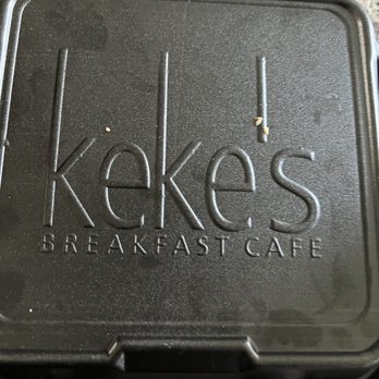 Keke's Breakfast Cafe - Messy Container, looks reused - Breakfast & Brunch Near Me - Riverview, Florida
