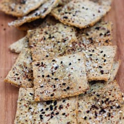 The Skinny Beet - Home made gluten free crackers with Middle Eastern spices