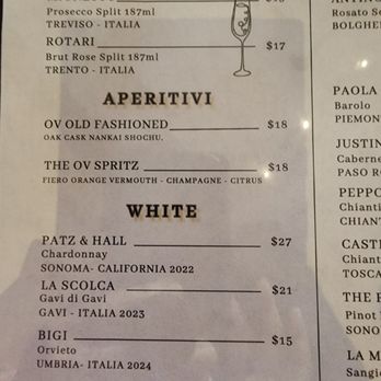 Osteria Vera - Menu - Italian Near Me - Los Angeles, California Osteria Vera - Menu - Italian Near Me - Los Angeles, California