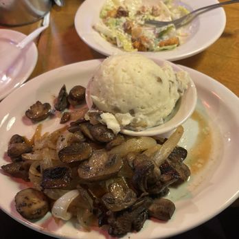 Texas Roadhouse - 12 oz ribeye with Mashed Potatoes - Steakhouses Near Me - Everett, Massachusetts