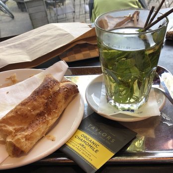 De Koffie Salon - Cheese Pastry + Mint Tea - Coffee & Tea Near Me - Amsterdam, New Hampshire
