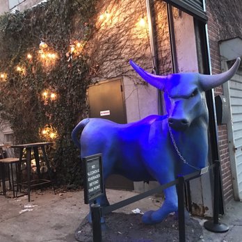 Kick Axe Throwing - Blue bull - Bars Near Me - Brooklyn, New York Kick Axe Throwing - Blue bull - Bars Near Me - Brooklyn, New York