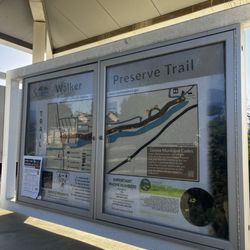 Walker Preserve - Preserve trail sign