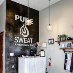 Pure Sweat Spa - Very Welcoming Lobby, extremely comfortable.