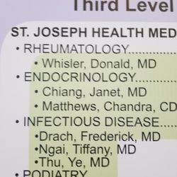 St. Joseph Heritage Healthcare  - Infectious Disease - Dr. Ngai......took meticulous care of me!