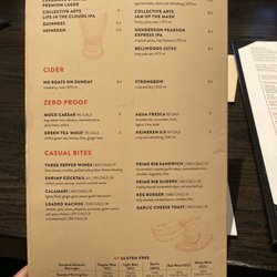 The Keg Steakhouse + Bar - Bramalea - Oct 2022. Casual bites menu