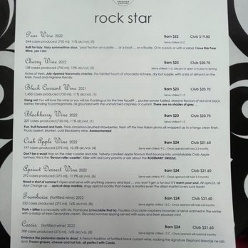 Elephant Island Winery - Rock star tasting sheet - Wineries Near Me - Naramata, British Columbia Elephant Island Winery - Rock star tasting sheet - Wineries Near Me - Naramata, British Columbia