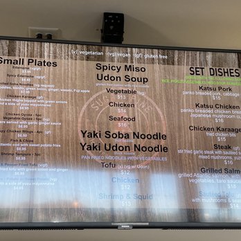 Sugar Pine - Menu - Japanese Near Me - Austin, Texas