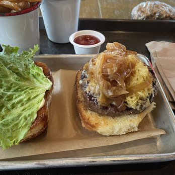 James Ranch Grill - Signature Burger* (A local favorite) - New American Near Me - Durango, Colorado