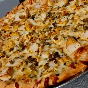 Cap's Bar and Grill - Chicken jalapeños pizza - New American Near Me - West Sacramento, California Cap's Bar and Grill - Chicken jalapeños pizza - New American Near Me - West Sacramento, California