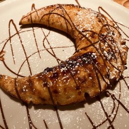 Filled with Nutella. So decadent.