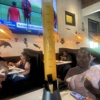 Mariscos Nayarit - Tower of juice! Could not possibly have any liquor in it for 70 bucks! - Seafood Near Me - Raleigh, North Carolina Mariscos Nayarit - Tower of juice! Could not possibly have any liquor in it for 70 bucks! - Seafood Near Me - Raleigh, North Carolina