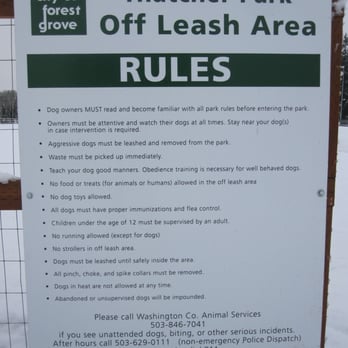 Thatcher Park Off Leash Dog Park - Thatcher Dog Park RULES. During an unusual "snow day" 2011. - Dog Parks Near Me - Forest Grove, Oregon Thatcher Park Off Leash Dog Park - Thatcher Dog Park RULES. During an unusual "snow day" 2011. - Dog Parks Near Me - Forest Grove, Oregon