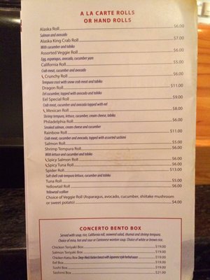 Menu photo 8 Concerto Fusion Morrisville, PA Menu photo 8 Concerto Fusion Morrisville, PA