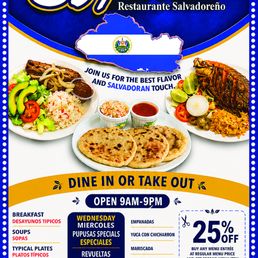 Restaurant advertisement.