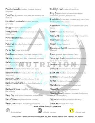 Menu photo 2 AlphaLab Nutrition Victoria, TX Menu photo 2 AlphaLab Nutrition Victoria, TX