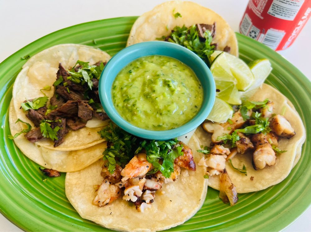 Food from Michael's Grill and Taqueria