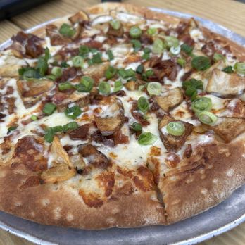 Big Lug Filling Station - Potato bacon pizza (amazing) - Beer Bar Near Me - Indianapolis, Indiana