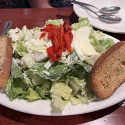 Joe’s Pasta House - Caesar salad. Fresh shaved cheese. Roasted peppers.