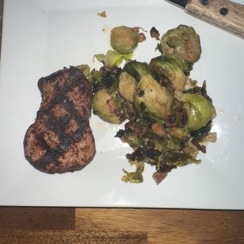 Scottie's On The River - Petite filet with brussel sprouts - Seafood Near Me - Chattanooga, Tennessee