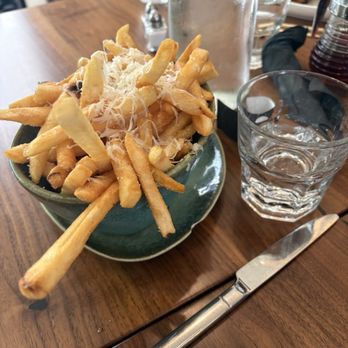 The Courtyard Kitchen - Truffle fries. - New American Near Me - Santa Monica, California The Courtyard Kitchen - Truffle fries. - New American Near Me - Santa Monica, California