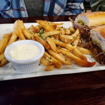 Sidetrack Bar + Grill - Cubano w/ garlic fries - American Near Me - Pleasanton, California